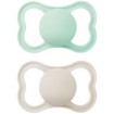 Mam Supreme Silicone Soother 6-16m Κωδ 145SUc, 2 Τεμάχια - Τιρκουάζ / Κρεμ