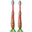 Brush-Baby Floss Brush Kids Toothbrush 3-6 Years, 2 Τεμάχια - Δεινόσαυρος