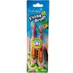 Brush-Baby Floss Brush Kids Toothbrush 3-6 Years, 2 Τεμάχια - Δεινόσαυρος