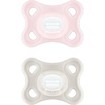 Mam Comfort Silicone Soother 0-3m 2 Τεμάχια, Κωδ 126SG - Ροζ / Κρεμ