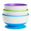 Munchkin Stay Put Suction Bowls 6m+, 3 Τεμάχια
