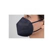 Musk Meltblown Protective Mask FFP2 NR Προστατευτική, Αποστειρωμένη Μάσκα μιας Χρήσης σε Μαύρο Χρώμα 10 Τεμάχια