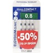 Elgydium Promo Clinic Mono Compact Interdental Brushes 0.8mm 2x4 Τεμάχια