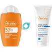 Avene Promo Ultra Fluid Invisible Spf50, 50ml & Δώρο After Sun Restorative Lotion Travel Size 50ml