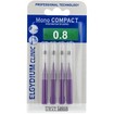 Elgydium Clinic Mono Compact Interdental Brushes 0.8mm 4 Τεμάχια
