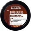 L\'Oreal Paris Men Expert BarberClub Beard & Hair Light Hold Styling Cream 75ml L\'Oreal Paris Men Expert BarberClub Beard & Hair Light Hold Styling Cream 75ml