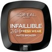 L\'oreal Paris Infaillible 24H Fresh Wear Matte Bronzer 9g - 350 Medium