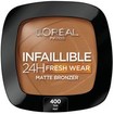 L\'oreal Paris Infaillible 24H Fresh Wear Matte Bronzer 9g - 400 Tan