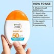 Garnier Ambre Solaire Spf50 Super UV Refreshing Face Water Fluid 40ml
