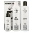 Nioxin Kit System 1 Shampoo 300ml, Conditioner 300ml & Treatment 100ml, Αγωγή Τριχόπτωσης για Ελαφρώς Αραιωμένα Φυσικά Μαλλιά