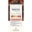 Phyto Permanent Hair Color Kit 1 Τεμάχιο - 6.34 Ξανθό Σκούρο Έντονο Χάλκινο