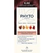 Phyto Permanent Hair Color Kit 1 Τεμάχιο - 6.66 Βαθύ Κερασί Ανοικτό Καστανό Phyto Permanent Hair Color Kit 1 Τεμάχιο - 6.66 Βαθύ Κερασί Ανοικτό Καστανό