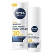 Nivea Men Sensitive Daily Protect Moisturiser Face Cream 30Spf, 50ml Nivea Men Sensitive Daily Protect Moisturiser Face Cream 30Spf, 50ml