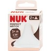 Nuk Perfect Match Medium 3m+ Silicone Teat 2 Τεμάχια