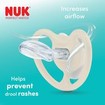 Nuk Perfect Match Air Silicone Soother 0-6m, 1 Τεμάχιο- Winnie The Pooh Λευκό