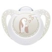 Nuk First Choice Silicone Soother 0-6m 1 Τεμάχιο - Μπεζ - Λευκό