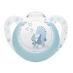 Nuk First Choice Silicone Soother 0-6m, 1 Τεμάχιο - Λευκό - Γαλάζιο