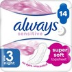 Always Ultra Sensitive Night Pads 14 Τεμάχια