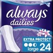 Always Dailies Extra Protect Fresh Scent Large 24 Τεμάχια