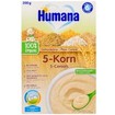 Humana Βιολογική Κρέμα με 5 Δημητριακά Χωρίς Γάλα Μετά τον 6ο Μήνα 200g