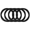 Invisibobble Ecotie Hair Tie Black 5 Τεμάχια