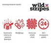 Wild Stripes Waterproof Rainbow Plasters 20 Τεμάχια