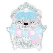 Invisibobble Clipstar Kids Cozy Snowy Friends 4 Τεμάχια