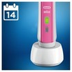 Oral-B PRO 2 2500 Cross Action Pink Επαναφορτιζόμενη Ηλεκτρική Οδοντόβουρτσα με Αισθητήρα Πίεσης Ούλων & Θήκη Ταξιδίου