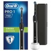 Oral B Pro 750 3D CrossAction Black Edition Ηλεκτρική Οδοντόβουρτσα & Δώρο Θήκη Ταξιδιού 1τμχ Oral B Pro 750 3D CrossAction Black Edition Ηλεκτρική Οδοντόβουρτσα & Δώρο Θήκη Ταξιδιού 1τμχ