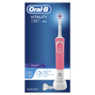 Oral-B Vitality 100 3D White Ηλεκτρική Οδοντόβουρτσα σε Ροζ Χρώμα 1 τεμάχιο Oral-B Vitality 100 3D White Ηλεκτρική Οδοντόβουρτσα σε Ροζ Χρώμα 1 τεμάχιο