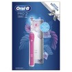 Oral-B Pro 2 2500 Design Edition Pink Ηλεκτρική Οδοντόβουρτσα για Βαθύ Καθαρισμό & Αισθητήρα Πίεσης Ούλων & Δώρο Θήκη Ταξιδίου Oral-B Pro 2 2500 Design Edition Pink Ηλεκτρική Οδοντόβουρτσα για Βαθύ Καθαρισμό & Αισθητήρα Πίεσης Ούλων & Δώρο Θήκη Ταξιδίου