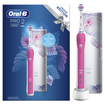 Oral-B Pro 2 2500 Design Edition Pink Ηλεκτρική Οδοντόβουρτσα για Βαθύ Καθαρισμό & Αισθητήρα Πίεσης Ούλων & Δώρο Θήκη Ταξιδίου