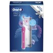 Oral-B Pro 2 2500 Design Edition Pink Ηλεκτρική Οδοντόβουρτσα για Βαθύ Καθαρισμό & Αισθητήρα Πίεσης Ούλων & Δώρο Θήκη Ταξιδίου