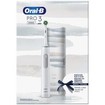 Oral-B PRO 3 3500 White Edition 360° Gum Pressure Control Electric Toothbrush 1 Τεμάχιο & Δώρο Θήκη Ταξιδίου 1 Τεμάχιο
