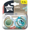 Tommee Tippee Moda Soothers 0-6m Γαλάζιο Κωδ 433488, 2 Τεμάχια