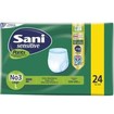 Sani Sensitive Pants Νο3 Large 24 Τεμάχια 
