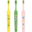 Tepe Good Mini Extra Soft Toothbrush Bolibompa 0-3 Years 3 Τεμάχια - Ροζ / Πράσινο / Κίτρινο