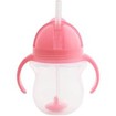 Munchkin Tip & Sip Weighted Straw Cup 6m+, 207ml - Ανοιχτό Ροζ