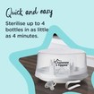 Tommee Tippee Micro Steam Sterilizer Κωδ 42361030, 1 Τεμάχιο Tommee Tippee Micro Steam Sterilizer Κωδ 42361030, 1 Τεμάχιο