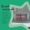 Tommee Tippee Anytime Orthodontic Silicone Soother 0-6m 2 Τεμάχια - Γαλάζιο / Μπεζ