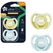 Tommee Tippee Ultra Light Silicone Soother 2 Τεμάχια, Κωδ 43345101 - Κίτρινο / Γαλάζιο