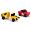 Munchkin Magnet Motors Μαγνητικά Αυτοκινητάκια Μπάνιου (Κίτρινο - Κόκκινο) 2 Τεμάχια