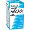 Health Aid Vegan Folic Acid 400μg 90tabs Health Aid Vegan Folic Acid 400μg 90tabs