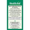 Health Aid Green Coffee Bean Extract & Chromium 60caps Health Aid Green Coffee Bean Extract & Chromium 60caps