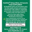 Health Aid Gingko Biloba 5000mg 30caps