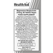 Health Aid Magnesium Bisglycinate 375mg & Vitamin B6 60tabs