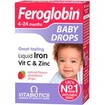 Vitabiotics Feroglobin Baby Drops Iron, Vit C & Zinc 4-24 Months 30ml