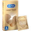 Durex Real Feel 6 Τεμάχια