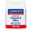 Lamberts Vitamin E 250iu, 100caps