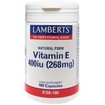 Lamberts Natural Form Vitamin E 400iu, 180caps